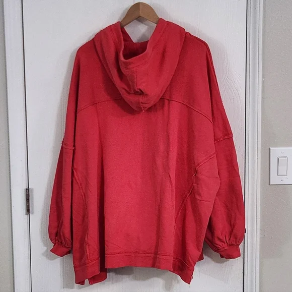Free People We Hoodie We The Free‎ High Risk Red!
